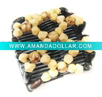 Plastic hair comb