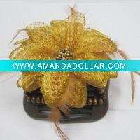 Fabric hair comb