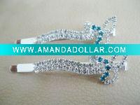Wholesale Fashion cup chain and chaton hair clip