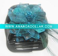 Fabric hair comb