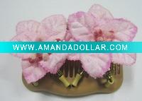 Fabric hair comb