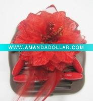 Fabric hair comb