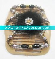 Fabric hair comb