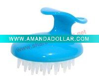 Massaging hair care brush