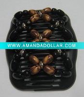 Wholesale Hair clip,Hair accessory,wood hair comb