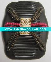Wholesale Hair clip Hair accessory wood hair comb