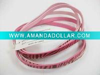 Wholesale 5mm*19cm printing flower fasion Mini lady hair elastic
