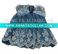 Wholesale skirt hair clip with sequin and cristal