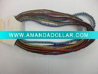 Wholesale 5mm*19cm printing flower fasion Mini lady hair elastic