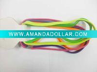 Wholesale 5mm*19cm printing flower fasion Mini lady hair elastic