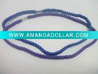 Wholesale 4mm*19cm printing flower fasion Mini lady hair elastic