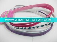 Wholesale 1cm*19cm printing flower fasion Mini lady hair elastic
