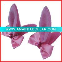 Halloween bow hair clip