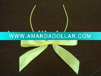 ribbon bow with elastic cord