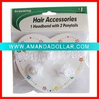 Wholesale three pieces of Hair accessories set