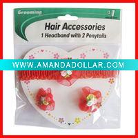 Wholesale three pieces of Hair accessories set