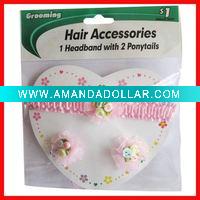 Wholesale three pieces of Hair accessories set