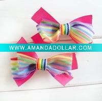 Wholesale fashion hair bow(HB-1007)