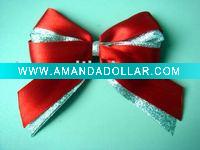 metallic and stain bow