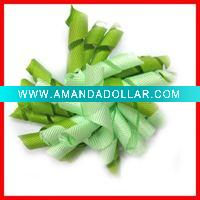 Hair clip with flower