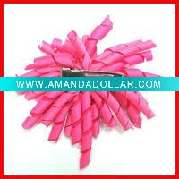 Hair clip with flower