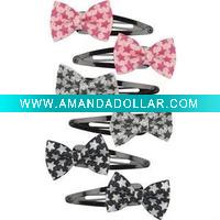 Hair clip with bow