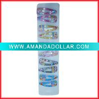 Bright pvc hair clip
