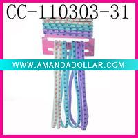 1CM width elastic hair band cotton&printed hair band