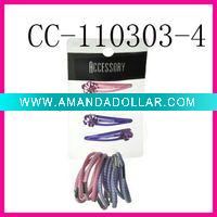 Wholesale hair accessories sparkle&kids hair ties hair clips