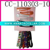 Wholesale hair accessories sparkle and ties&hair clip and ties