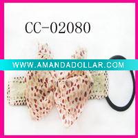 Wholesale 2011 fashion hair elastic band hair band with bows