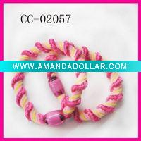 twisted elastic hair band ,elastic ponytail band