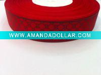 2011 red lace ribbon