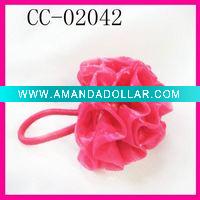 Wholesale flower hair elastic band &hair accessories elastic ties