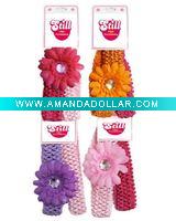 Wholesale Girls headband accessories with flower
