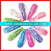 Wholesale Flower printing hair clip