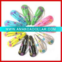 Wholesale Flower printing hair clip