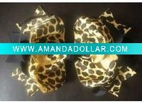 Wholesale X-LARGE 8 INCH LEOPARD PRINT HAIR BOW CLIP TODDLER GIRL SKS-05009