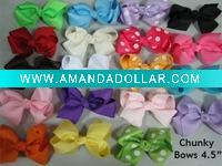 4.5 inch chunky bows SKS-05010