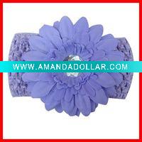 Daisy crochet headband