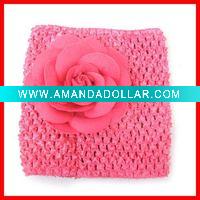 Girls headband accessories with flower