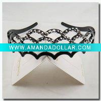 Wholesale 2011 fashion lady's plastic hair band korea style