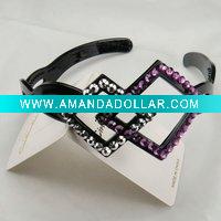 Wholesale 2011 fashion lady's black elastic hair band