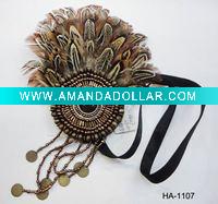feather hair accessories