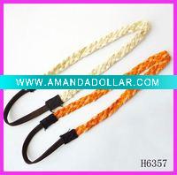 Fashion braid elastic headband