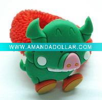 Wholesale Popular plastic headwear with soft pvc pig shape