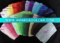 Wholesale 6"crochet headband,soft materila headband, stretch hair band