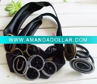 Wholesale FASHION zipper flower HEADBAND HOT(ACL-50365)