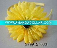 Wholesale 2011 hot sell lady's hair hoop with flower