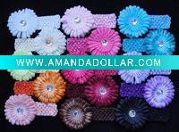 Wholesale Gerbera Daisy Flower Headband, Daisy crochet headband JYH00598